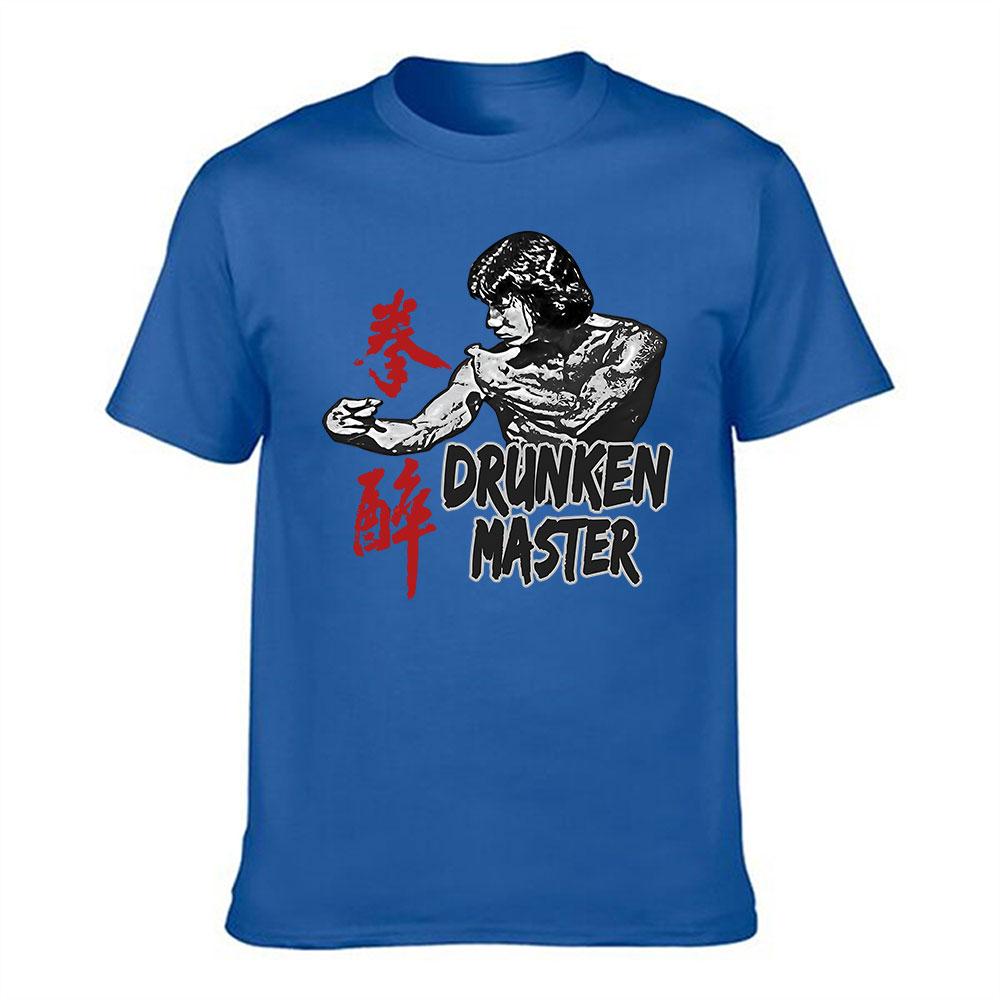 Unisexs Cotton Tshirt Drunken Master Jackie Chan Inspired Kung Fu Graphic Tee Vintage Martial Arts Casual Top