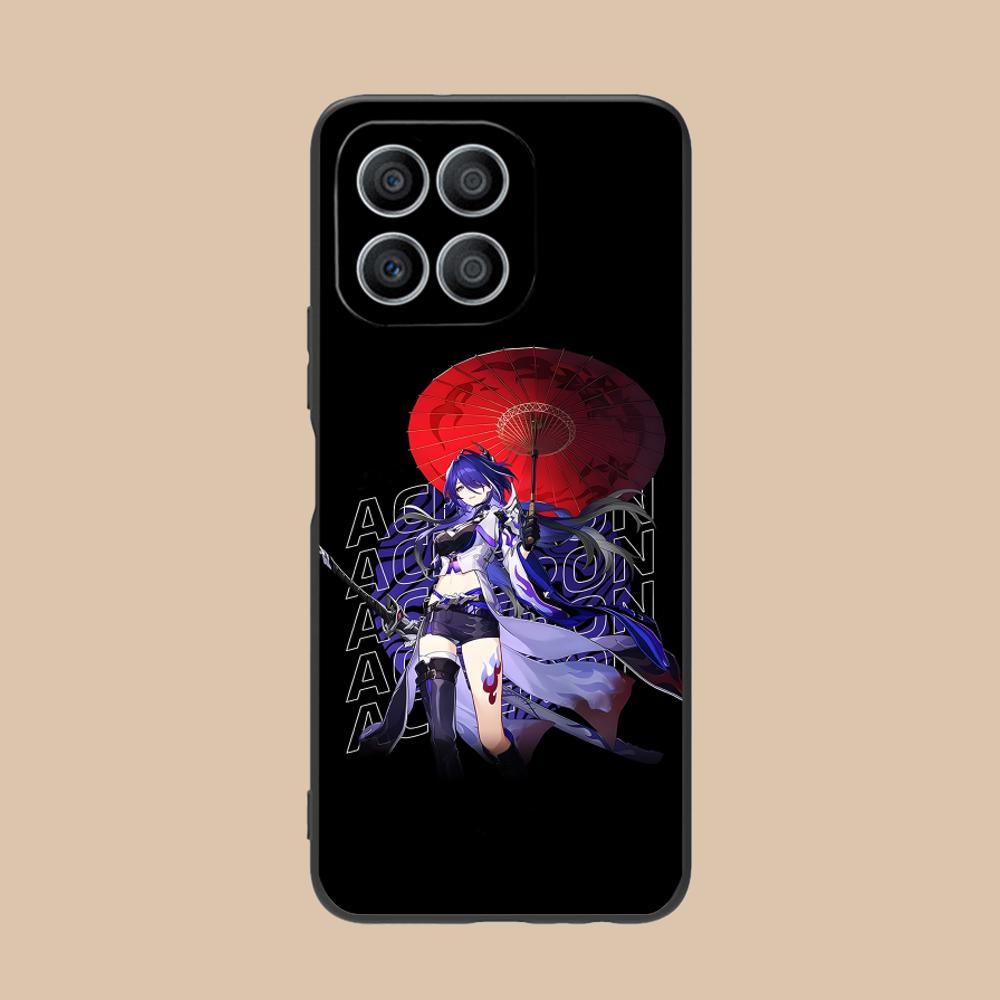 HSR Acheron Матовый ТПУ Чехол для Мобильного Телефона для Honor 90 80 70 60 50 30 20 10 9 8 7 Pro S SE Lite 5G Цветной Печатный Чехол