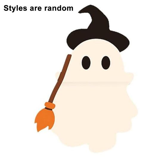 Halloween Ghost Phone Buddy Mini Phone Figure Surprise Toy Stick-on Cute Ghost Phone Topper Adhesive Cling Decoration for Smartphone