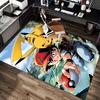 Pikachu Trainer Adventure Carpet For Playroom Bedroom Living Room Sofa Home Decorkids Game Area Rug Nonslip Floor Mat