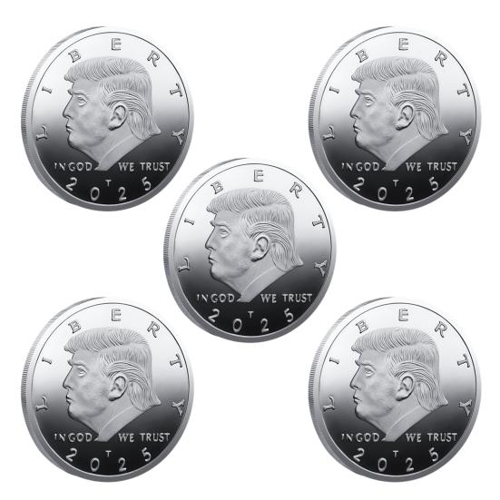 Памятная монета Liberty, металлическая монета с изображением Трампа, 47-й президент США, коллекционный жетон, подарок сторонникам MAGA/KAG