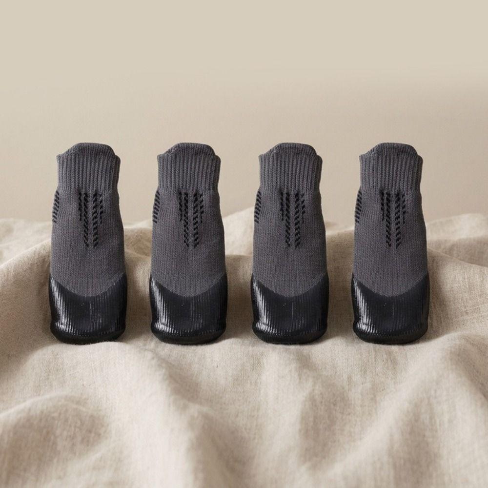 4PCS Wear Resistant Waterproof Dog Socks Shoes Dirt-Resistant Dog Paw Protector  Home