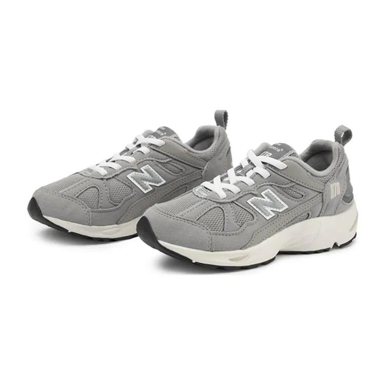 New Balance 878 Удобные износостойкие низкие беговые кроссовки Серые Детские Возраст 3 7 лет (унисекс) Детские беговые кроссовки