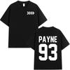 Liam Payne Tribute T-shirt Payne 93 Merch Fans Gift Women's Short Sleeve Oversized T-shirt Hip Hop Street Style Harajuku T-shirt