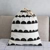 Cotton and Linen Laundry Bag Large Capacity Drawstring Duffle Bag Portable Storage Bag