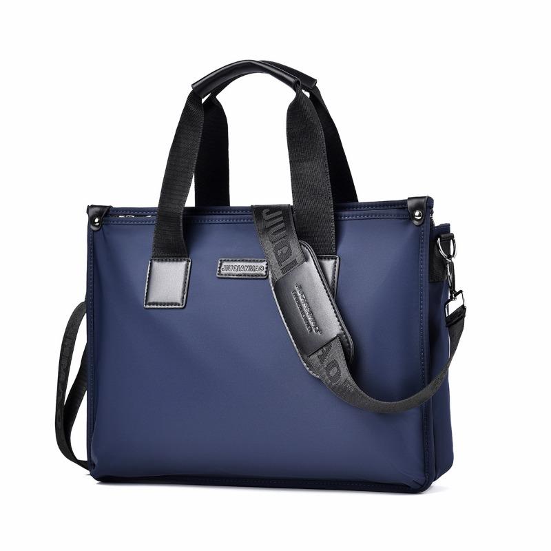 Мужской портфель новый простой сумка для компьютера из ткани Оксфорд повседневный деловой на плечо через плечо деловая поездка портативный мужской