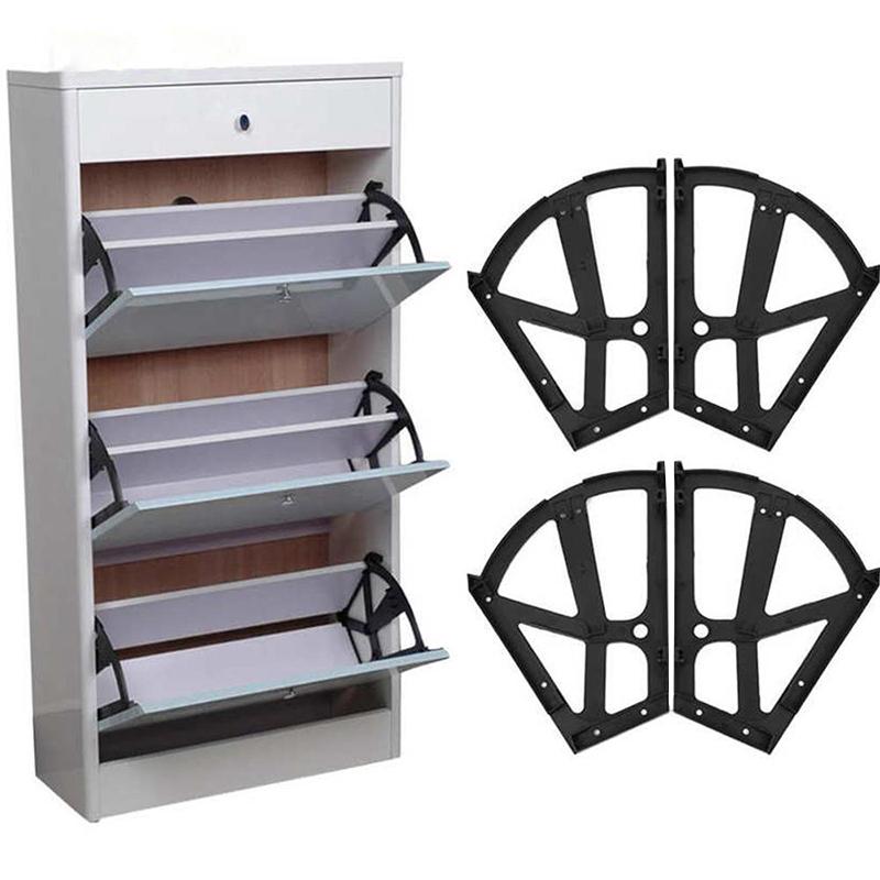 2 шт. Петли для обувного шкафа Стальная полка для обуви Откидная полка Фурнитура Каркас Петли для обувницы Прочные