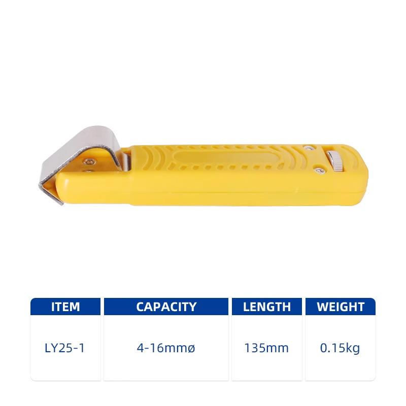 Electrician Cable Knife Adjustable Wire Stripper Tool for Stripping Round PVC Cable Diameter 4-50mm LY25-1 LY25-2 LY25-4 LY25-6
