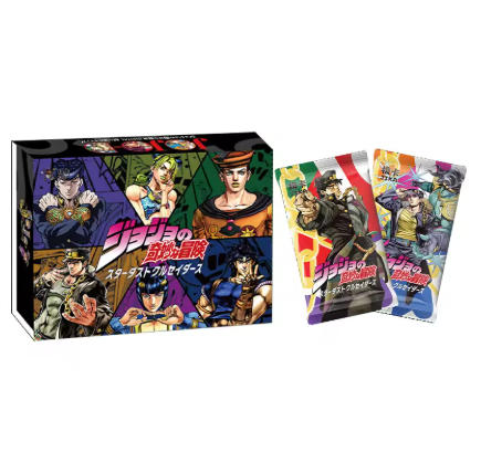 Genuine JOJO's Bizarre Adventure Golden Wind Collection cards Volume 2 Anime Characters Collection Cards Children's Toys Gifts