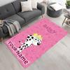Bluey Customize Text Floor Mat Suitable for Dining Room Study room Game Room Decorate room Antislip Carpet Office home decor Gift for Festivals