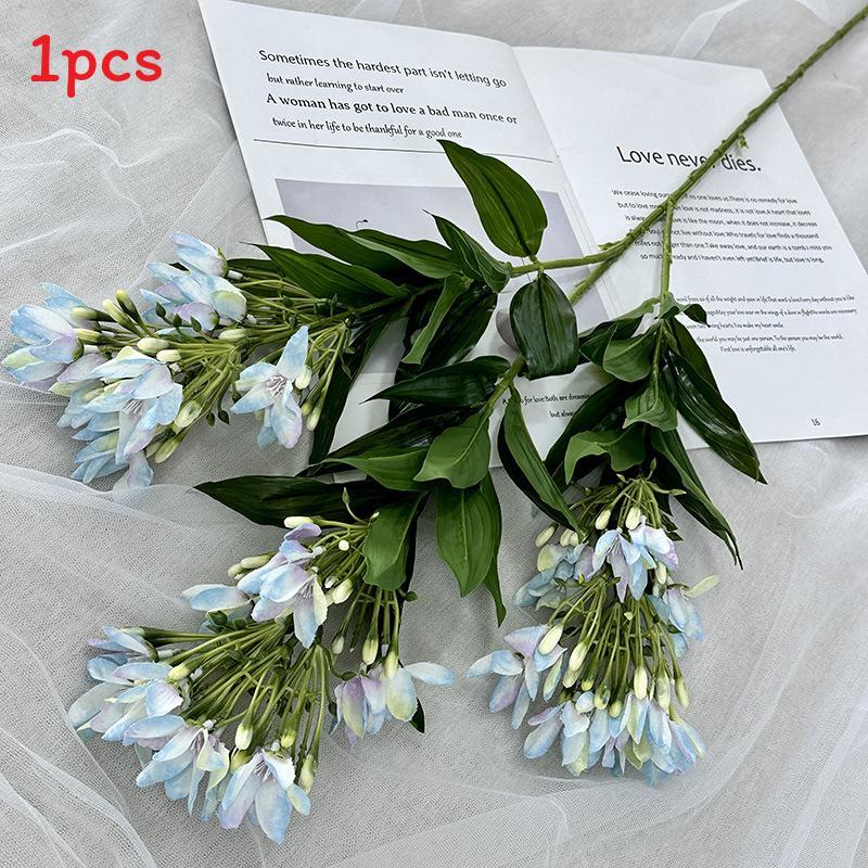 Bridal Ceremony Artificial Jasmine Flower Bouquet With Silk Craft For Home Decoration And Photography Props