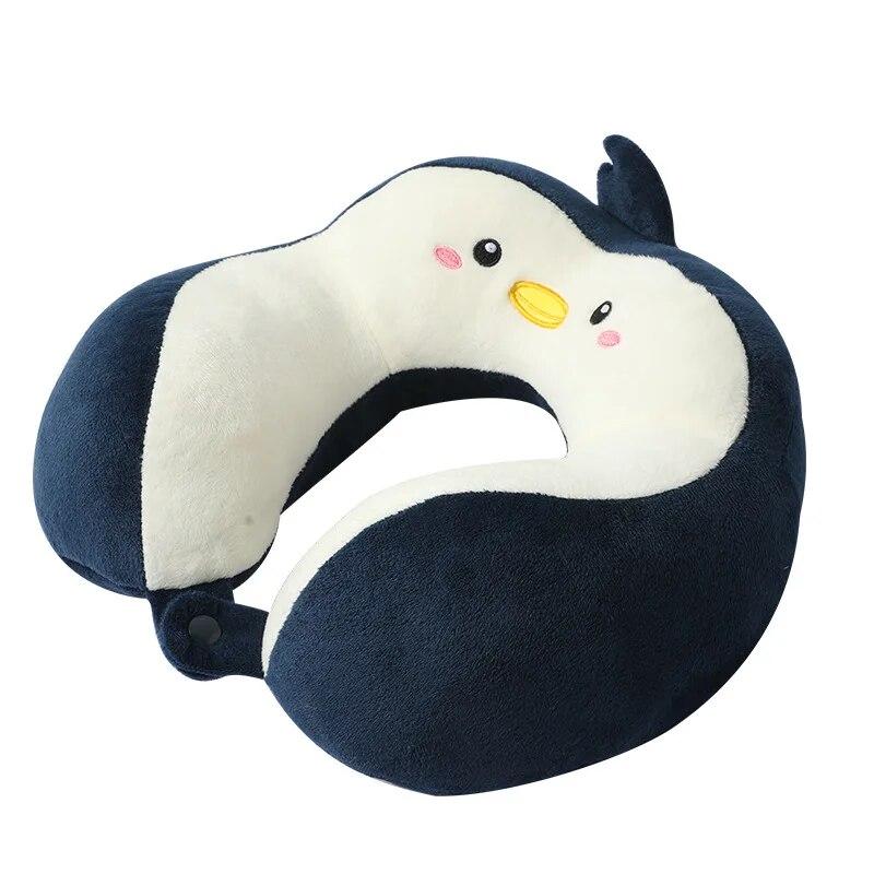 Cartoon U-shaped Pillow PP Cotton Embroidery Pillow Car Neck Pillow Office Nap Neck Pillow