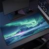 Large Game Deskmat Natural Rubber Mousepad Landscape Mountain Sunset Cartoon Mouse Pad Antislip Carpet Keyboard Mouse Mat 90x40