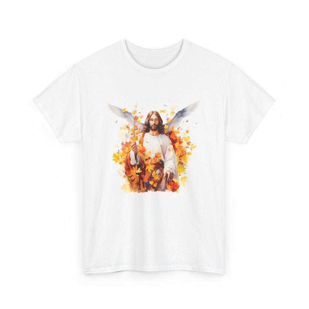 Fall Aesthetic tee | Autumn Leaves Pumpkin Shirt | Fall For Jesus Christ Retro