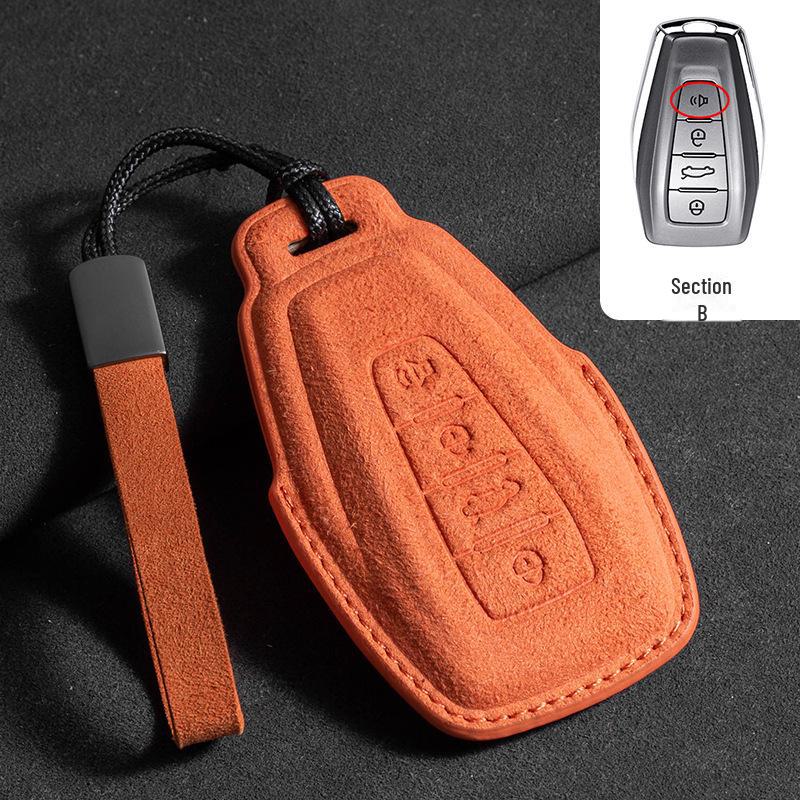 Geely Key Cover for Dihao, Xingrui, Xingyue L, Binrui, Cool, Boyue, Binyue, and GS Models - Unisex Shell Buckle & Bag