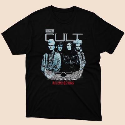 Ограниченная серия The Cult Для фанатов Классическая базовая футболка Черная Размеры от S до 5XL
