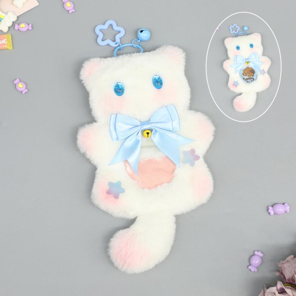 Cartoon Cat Anime Pins Display Base Plush Badge Decoration Tray Cute Badge Holder Fans Chasing