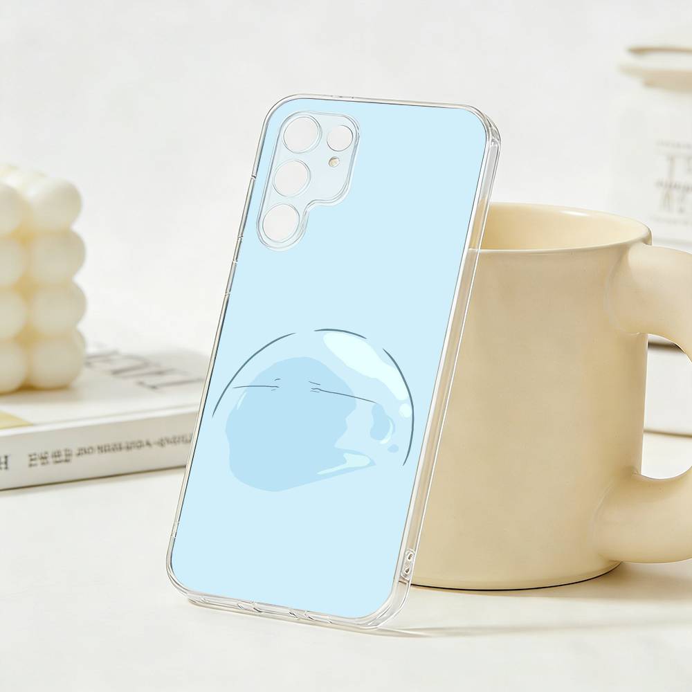 Чехол для телефона с изображением Слайма Римуру Темпеста из аниме Для Samsung S26, S25,S24,S21,S22,S23,S30,Ultra,Plus,5G, Прозрачный чехол