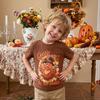 FOCUSNORM 1-6Y Little Kids Boys Girls Thanksgiving T-Shirt Summer Letter/Turkey Print Short Sleeve Tops