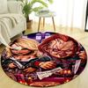 1pc Chucky1 Design Printed Area Round Carpet for Bedroom Living Room Home Decor Rugs Mat Non Slip Mat Rug for Bedside