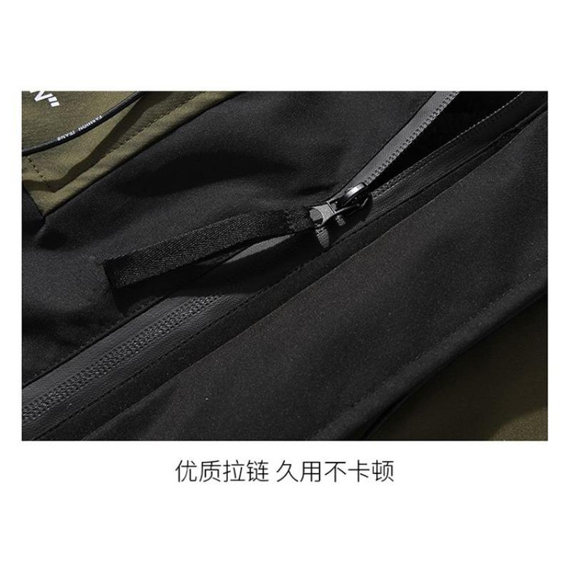 Мужские куртки для улицы на осень-зиму, с плюшевой подкладкой и утолщенные свободные хлопковые пальто для водонепроницаемой рабочей одежды, теплые