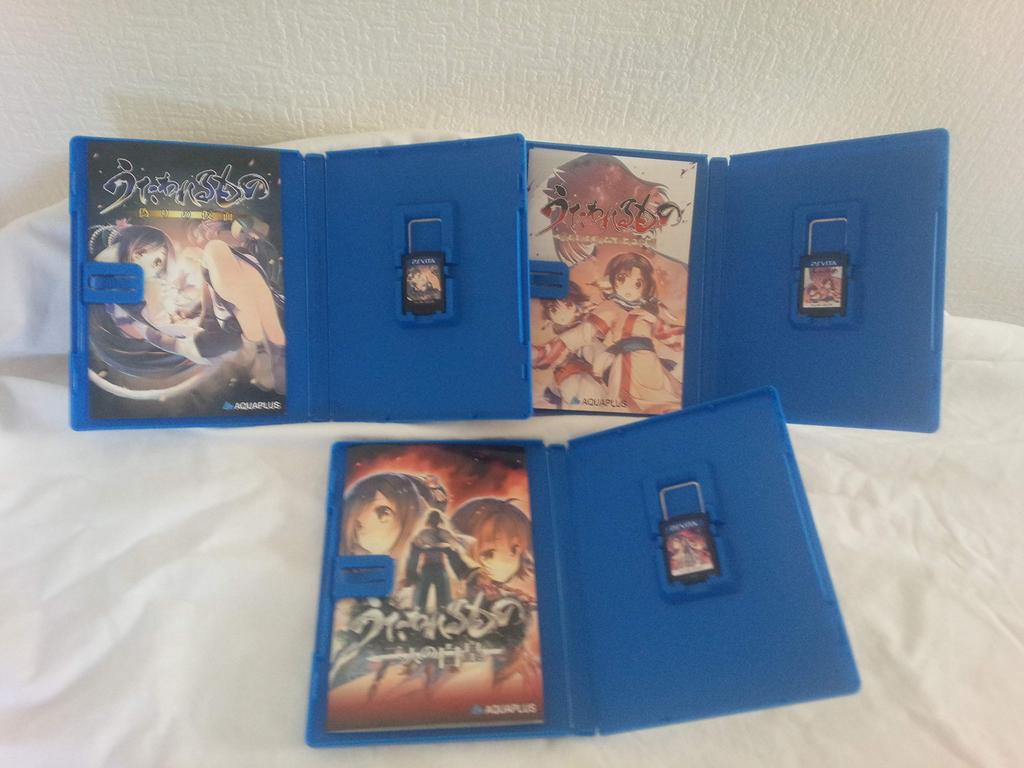 Коробка трилогии Утаварерумоно (Бонус] Оригинальный аниме BD "The Splendid Days of Princess Tuscul", оригинальный саундтрек, визуальная книга включена) - PSVita