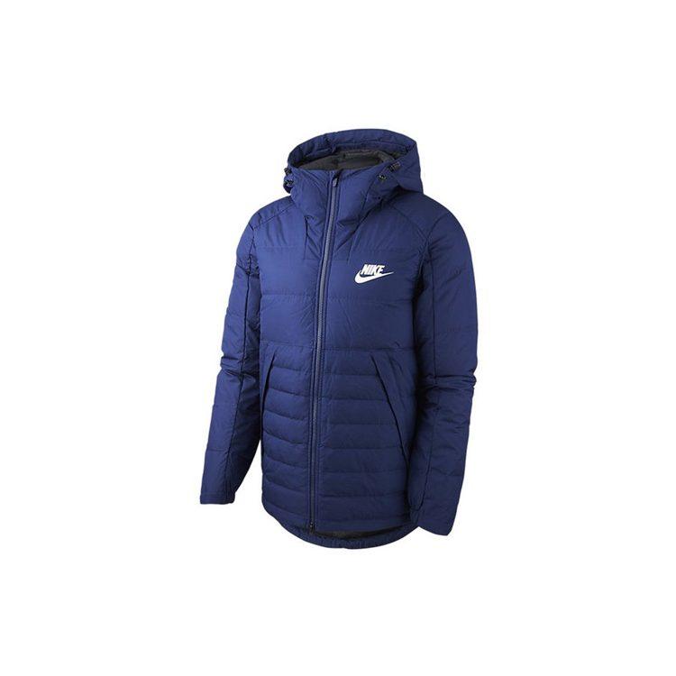 Nike Мужская пуховая куртка Темно-синяя AJ7947-429