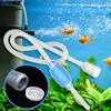 1.4m Aquarium Siphon,Siphon Pump Fish Tank Gravels Cleaner with Long Nozzle,Home Lightweight Cleaning Tools for Fish Tanks