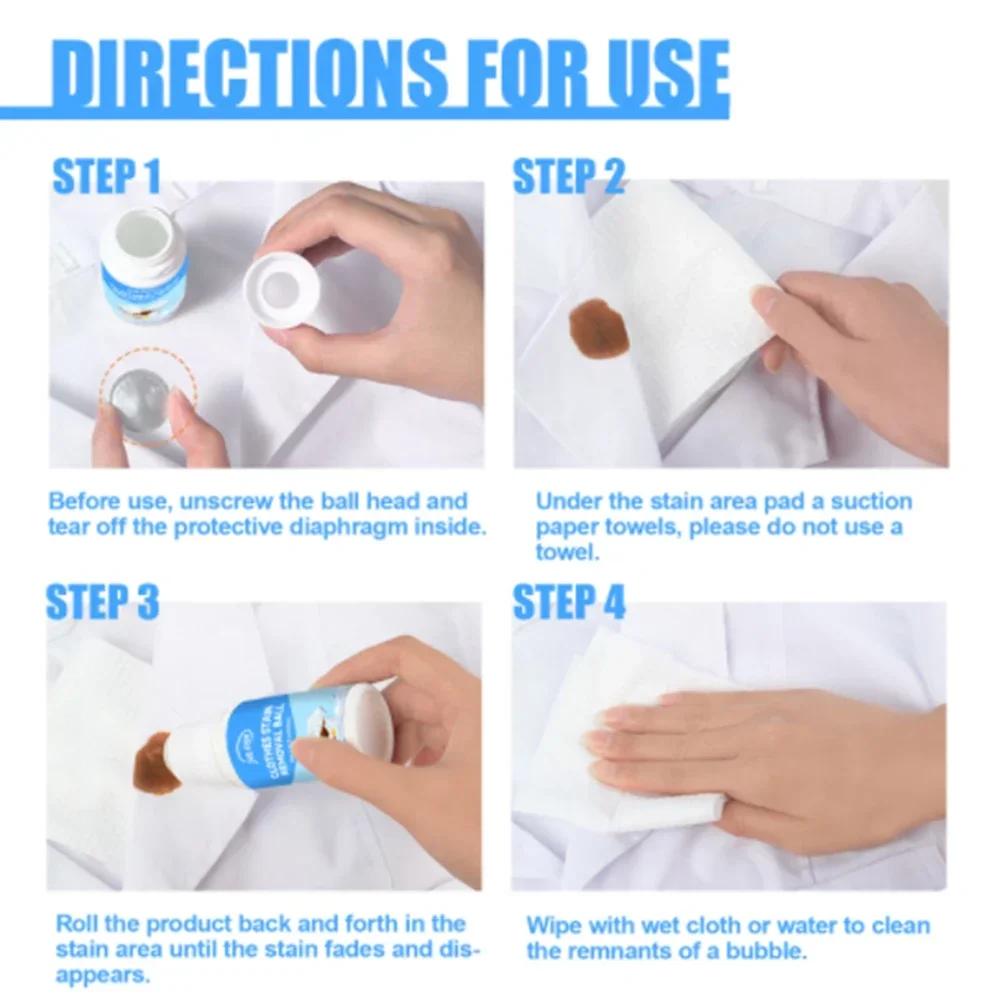 Портативный шарик для удаления пятен с одежды, пятна от пищевого масла, чистящая щетка, скрабирующая чистящая ручка, средство для удаления пятен, средства для удаления пятен при стирке