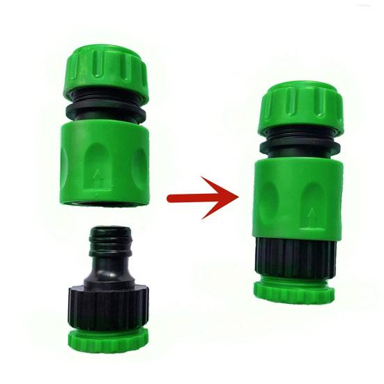 45293 Inch Garden Quick Connector for Coupling Adapter Set Plastic Watering Hose
