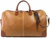 Bercute Camel Boston Bag for Large 30L Perfect for School and Day Suitable for Shoulder Travel and Sports Product Men, Leather, Capacity, Capacity,