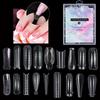 120pcs Nail Forms Full Cover False Nails Quick Building Mold Fake Nail Shaping Extend Top Molds For Gel Salon Manicure Art