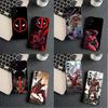 Чехол для телефона Deadpool Marvel для Apple iPhone 16 15 14 11 Pro Max 7 8 Plus SE2 SE3 SE 2022 2020