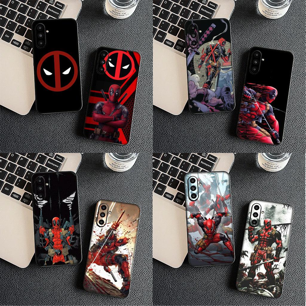 Чехол для телефона Deadpool Marvel для Apple iPhone 16 15 14 11 Pro Max 7 8 Plus SE2 SE3 SE 2022 2020