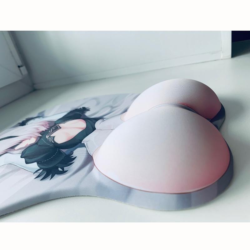 Нескользящий 3D милый коврик для мыши аниме сексуальная девушка Nier 2B 3D набедренные мягкие коврики для мыши с подставкой для запястий игровой коврик для мыши для LOLCSGO 26*22