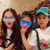 Light Up Neon Rave Glasses Flashing Shutter Glasses El Wire LED Sunglasses