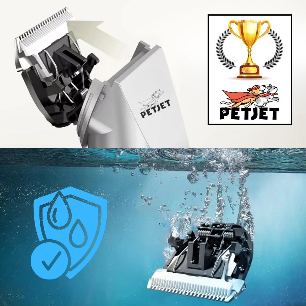 Dog and cat trimmer grooming set shaver with 4 PetJet attachments