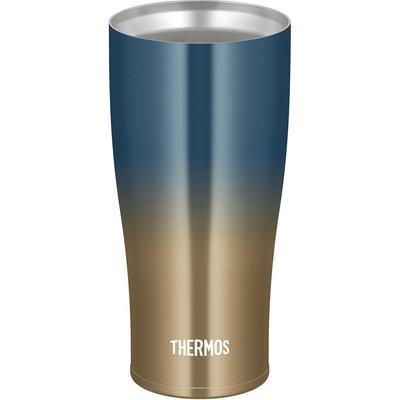 Термос-кружка с вакуумной изоляцией Thermos 420 мл Синий градиент Можно мыть в посудомоечной машине Конструкция бутылки Сохранение тепла Холод JDE-422LTD BL-G