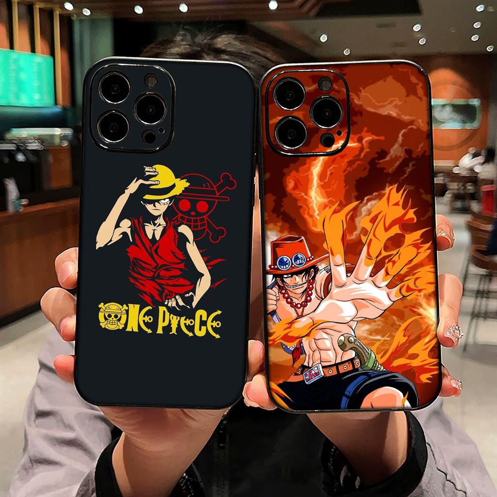 for Samsung Galaxy A07 A13 A12 A23 A42 A50 A51 A52 A53 A70 A71 A72 A21S A04 Note 20 9 8 10 Case Portgas D Ace ONE PIECE Luffy