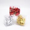 12 Pcs Christmas Tree Ornaments Gold Red Balls Hearts Stars Hanging Decorations For Holiday Party Home Decoration