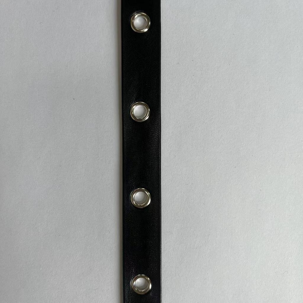 Композитная кожа, когти, заклепки, паровые глаза, черная веревка из искусственной кожи, мозоли, тесьма, аксессуары для одежды, ручная работа