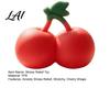 Realistic Food Toy Cherry Stress Relief Toy Giant Squeeze Fidget Fake Fruit Soft Stretchy Simulation Sensory for Anxiety
