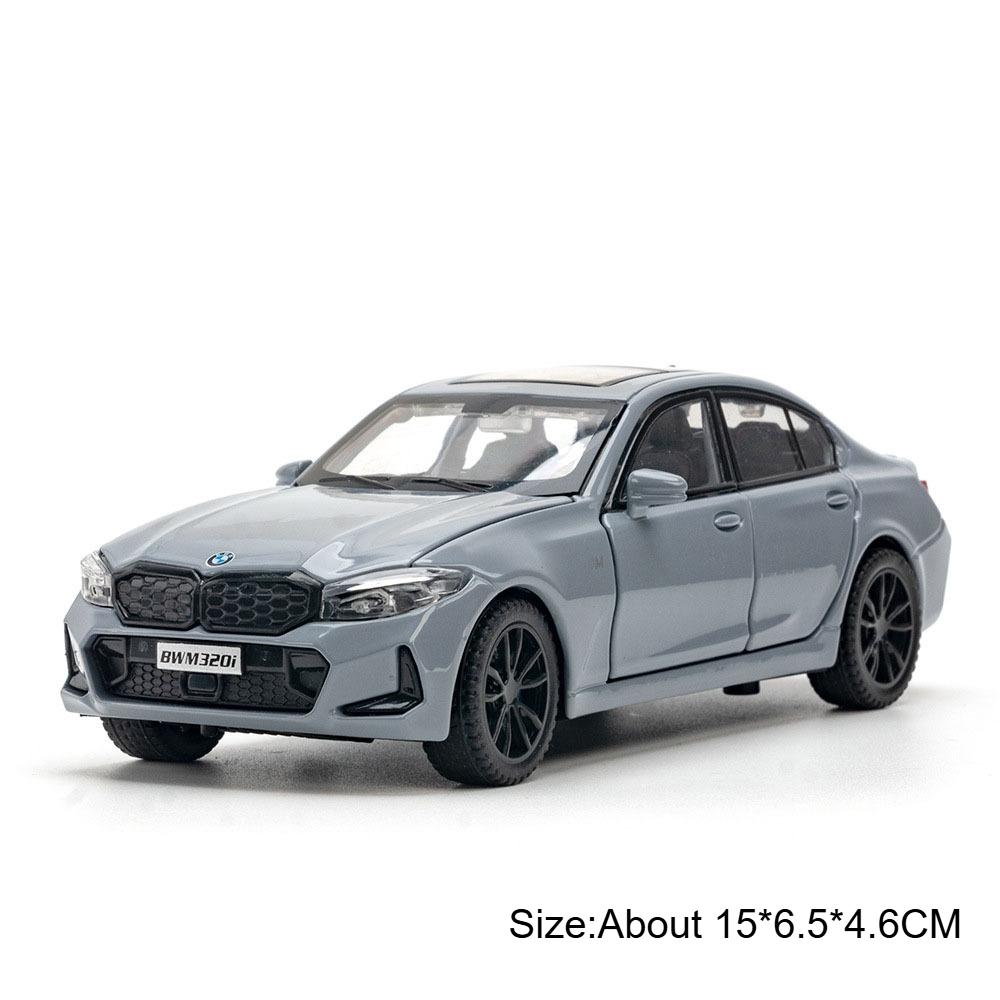 1:32 M4 Coupe 320i Модель Игрушечный Автомобиль Металлический Кузов Резиновые Шины Двери Открываются Оттяни Назад Симуляция Игрушки Модели Подарки для Детей