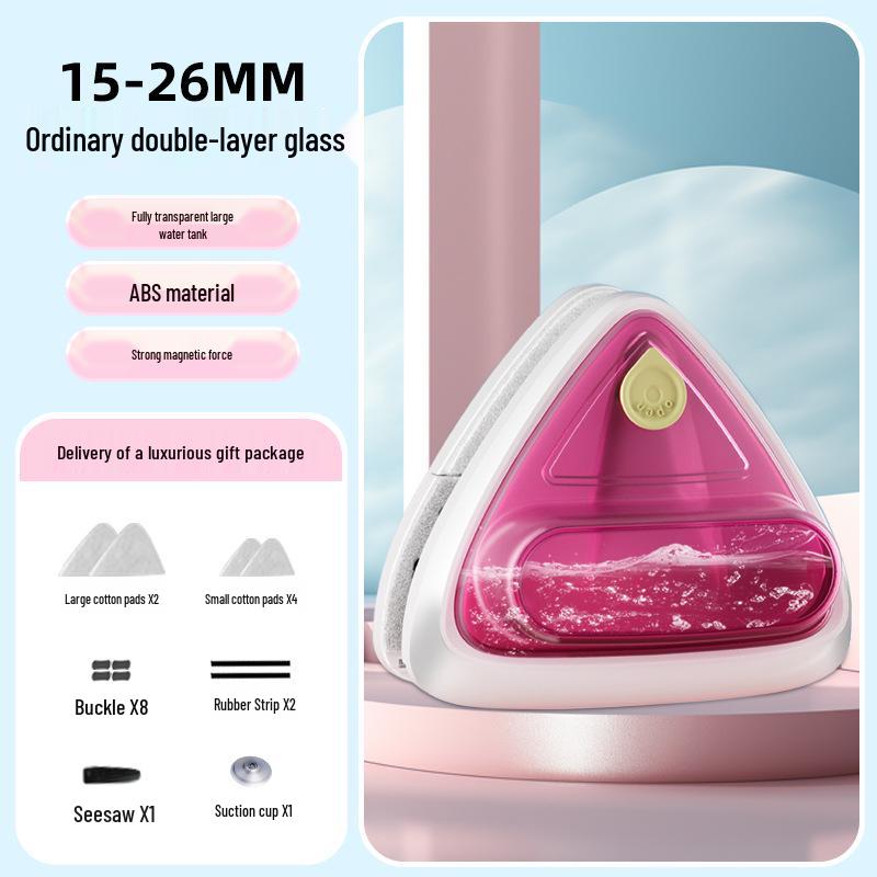 New Double-Sided Magnetic Window Cleaner - Thickened, Multi-Functional Glass Cleaning Tool for High-Rise Homes