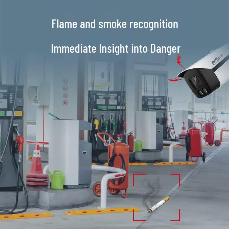 Dahua 4MP Smart Fire & Motion Detection POE Camera CN plug (adapter included)