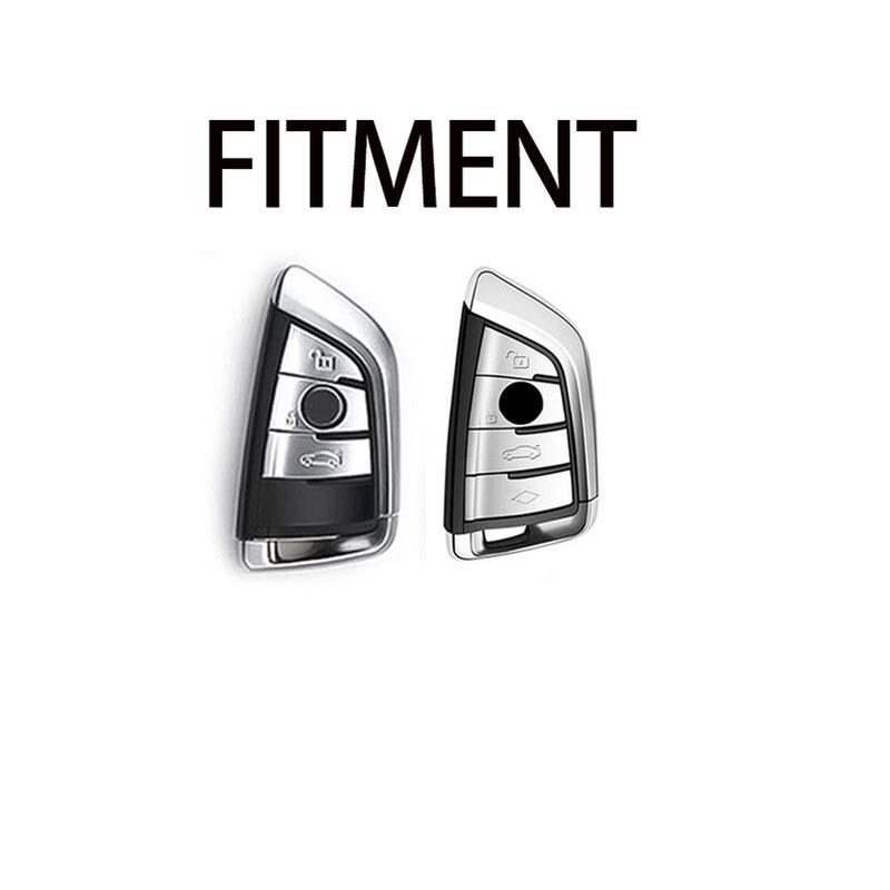 Genuine Leather Car Remote Smart Key Fob Case Cover For BMW 2/3/5/6/7/X1/X2/X3