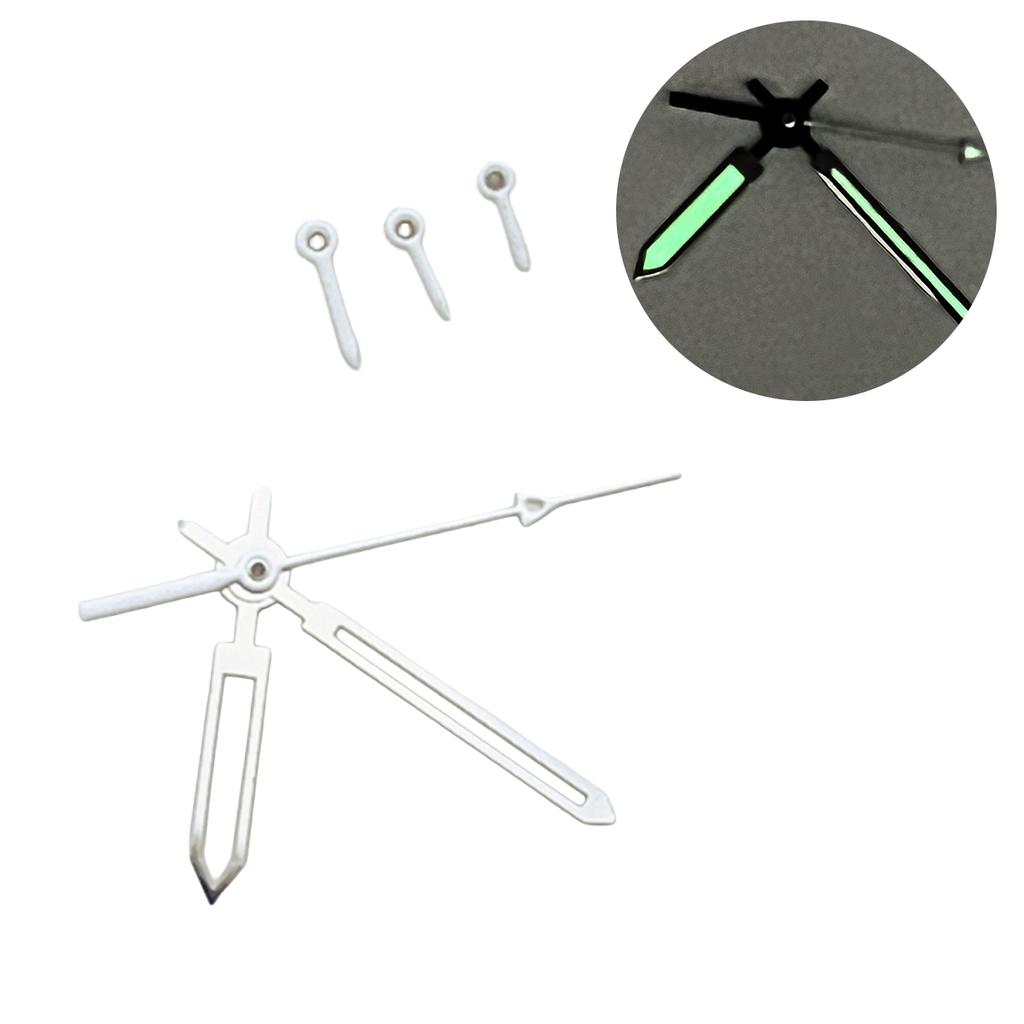 Циферблат VK63 многофункциональные стрелки часов панда зеленый люминесцентный S логотип спортивные кварцевые стрелки часов циферблат и стрелки для Seiko mod