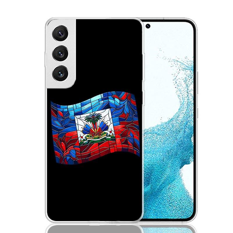 Haiti Haitian Flag Phone Case For Samsung Galaxy S26 S25 Edge S24 S23 FE S22 Ultra S21 Plus S20 + Fundas Cover Coque Galaxy S25