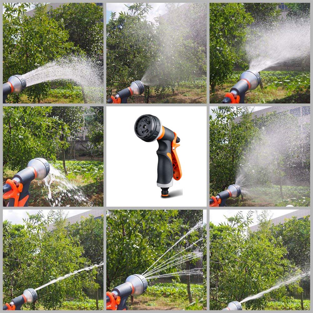 Садовый шланг Насадка Распылитель Ручной Душ 8 Регулируемый Рисунок Полива Ручной Распылитель Высокого Давления