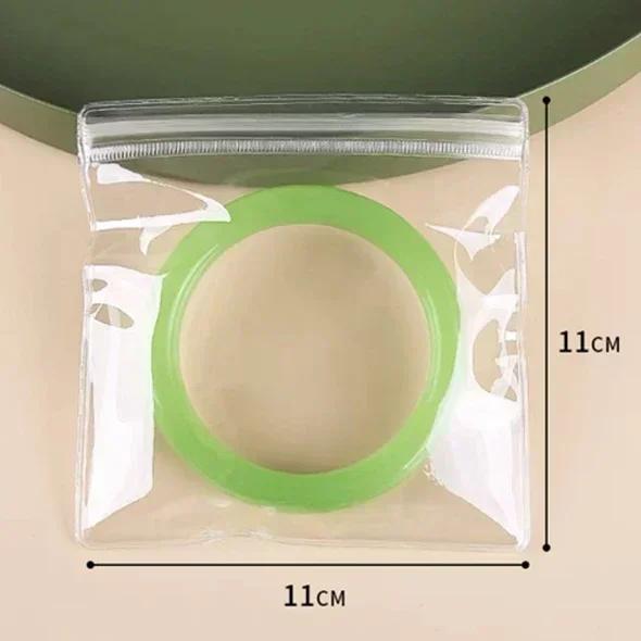 10/50 шт. Прозрачные ПВХ органайзеры для украшений, мешочки, пакеты, антиокислительные, для хранения серег, подвесок, ожерелий, браслетов, держатель, коробка